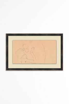 A Kiss Sketch Wall Art