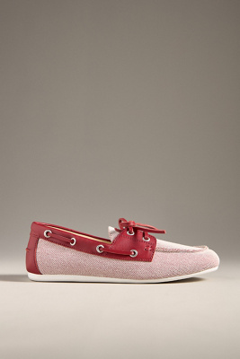 Bibi Lou Boat Shoes In Red