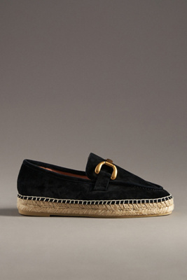 Bibi Lou Zagreb Espadrille Loafers In Black