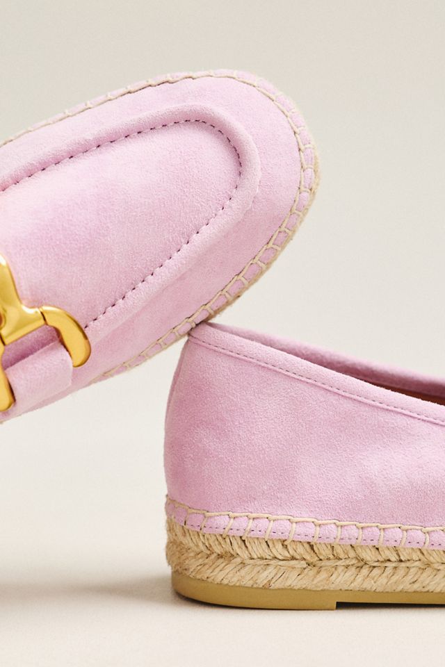 【LILAC】<SOVEREIGN> SUEDE ESPADRILLES/スエード エスパドリーユ Espadrilles Lilac Shoes , Suede Wedge Lilac Espadrilles Handmade