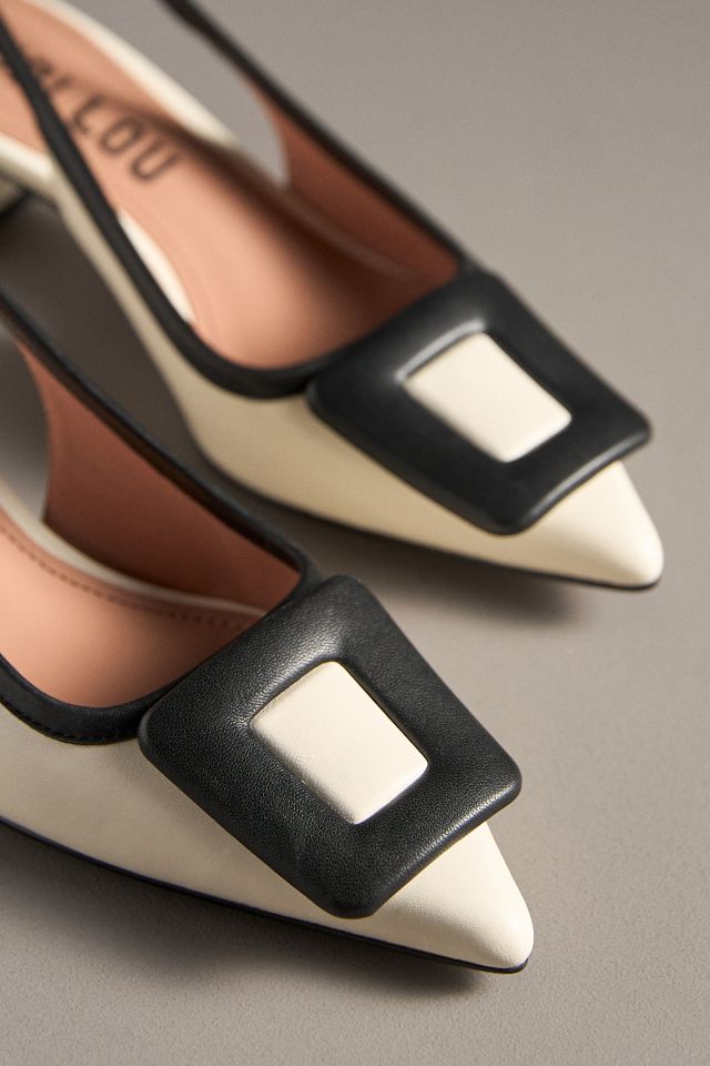 Bibi Lou Bonnie Slingback Buckle Detail Heels #2