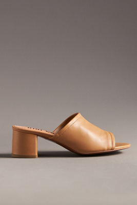 Bibi Lou Block-heel Mules In Yellow