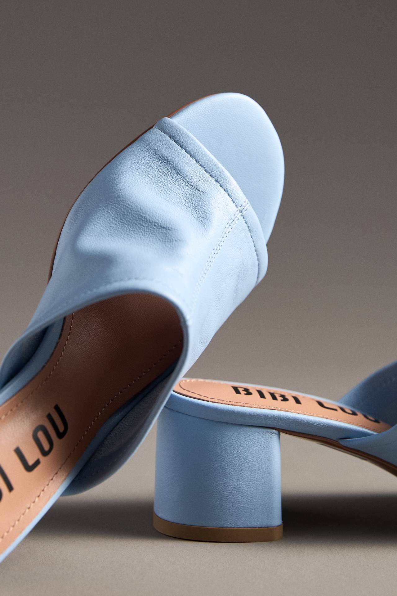 Bibi Lou Block-Heel Mules