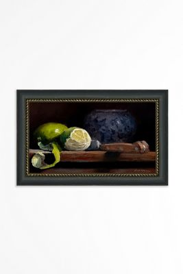 Lime Still Life Wall Art