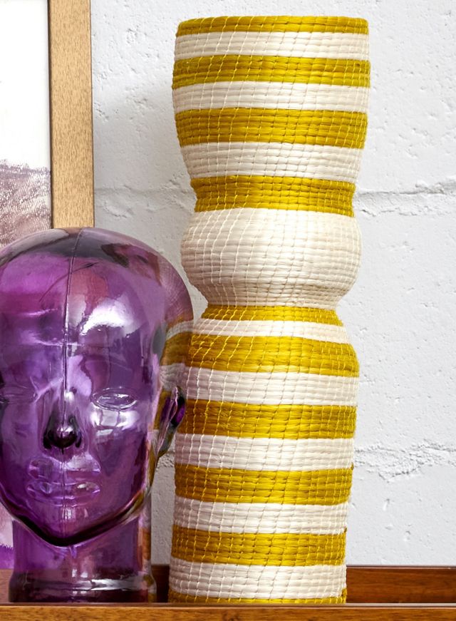 Charlie Sprout Striped Torso Vase #1
