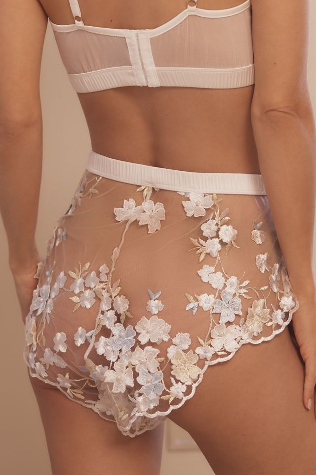 Kilo Brava Embroidered Floral Mesh Tap Shorts #1