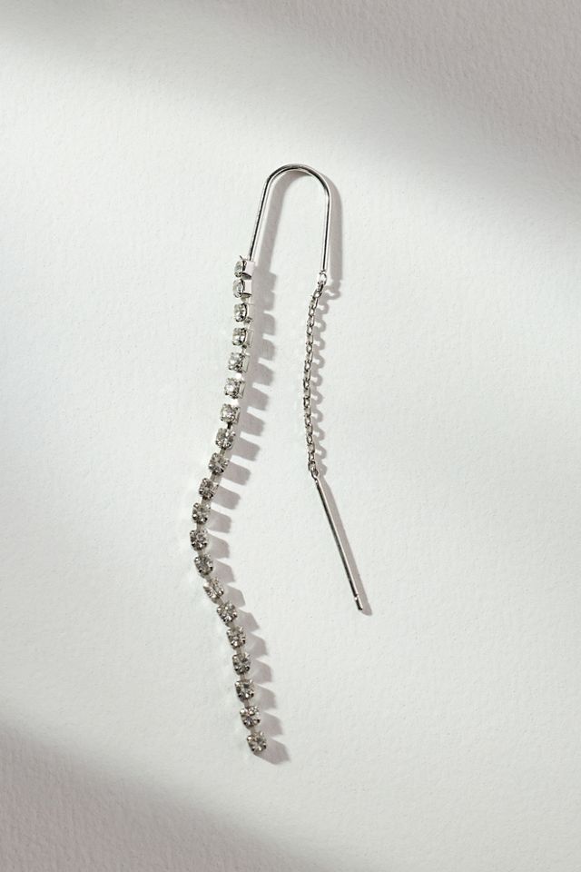 Crystal Wire Drop Earrings #3