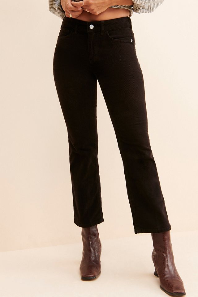 Pilcro Yaya Mid-Rise Crop Flare Corduroy Jeans #4