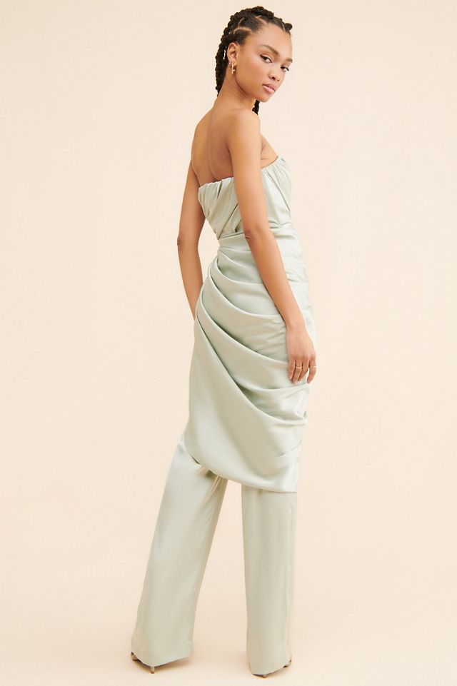 Andrea Iyamah Envo Tube Metallic Jumpsuit #1