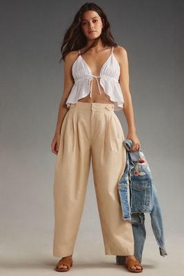 Maeve Utility Barrel Trouser Pants