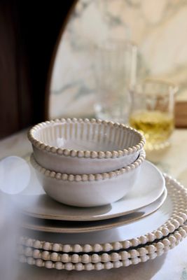 Eden Stoneware Dessert Plates, Set of 4