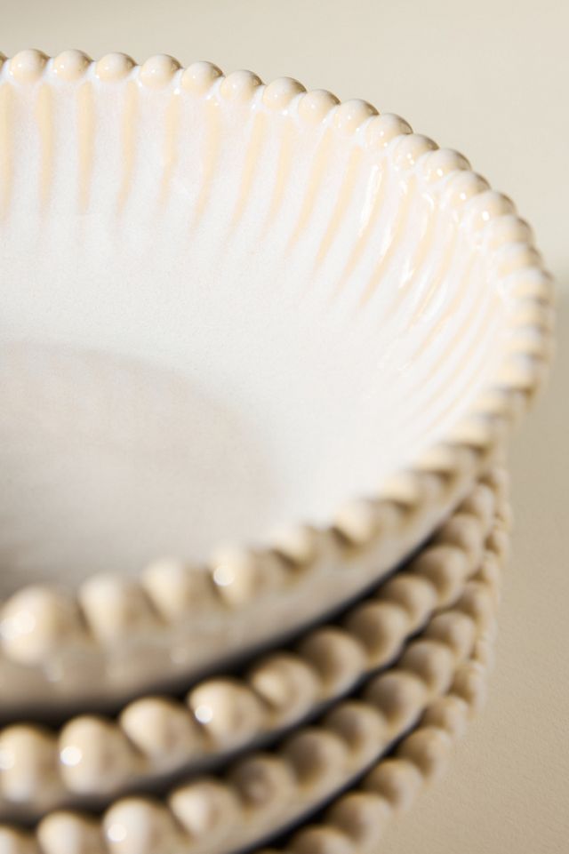Lyon Portuguese Stoneware Pasta Bowls, Set of 4 #3