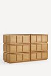 Halstead Six-Drawer Oak Dresser