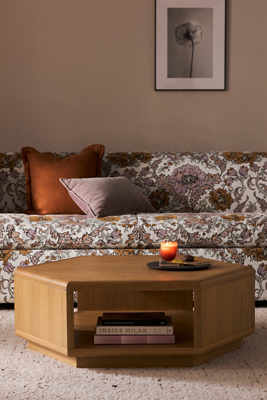 Anthropologie Carla Oak Coffee Table