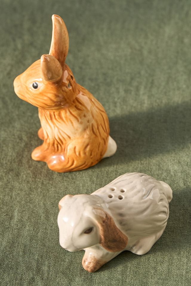 Canterbury Stoneware Salt & Pepper Shakers #1