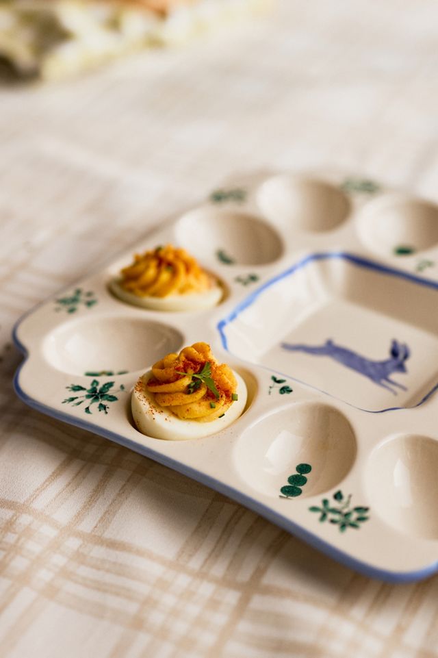 Lexington Stoneware Deviled Egg Platter #2