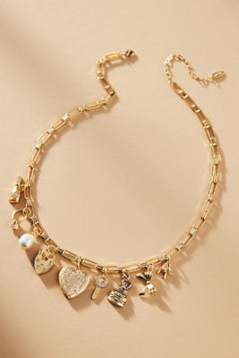 BHLDN WEDDING CHARM NECKLACE 