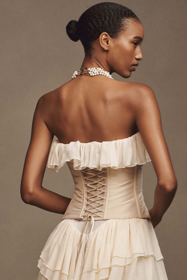 Mirror Palais Silk Taffeta Corset #1