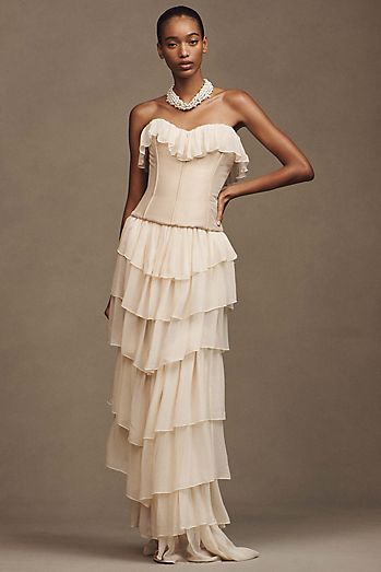 BHLDN Larke Gown | Anthropologie BHLDN Larke Gown | Anthropologie