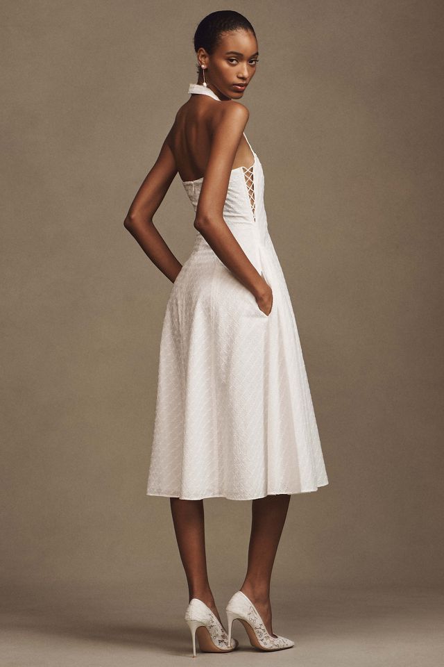 Mirror Palais Lady in Lace Up Midi Dress #3