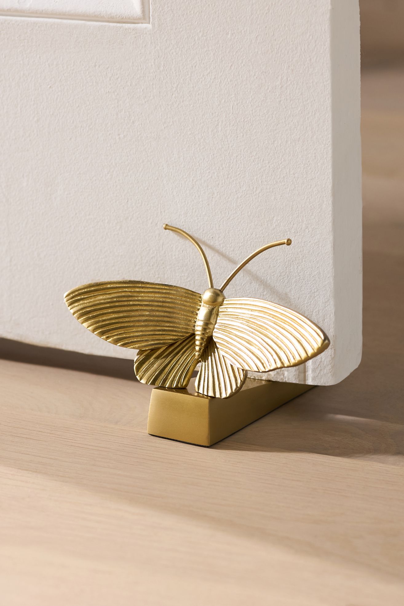 Luna Moth Doorstop - Bronze, One Size
