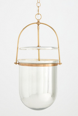 Anthropologie Cecilia Mercury Glass Pendant