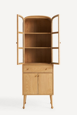 Moretti Oak Bar Cabinet - Thumbnail 2