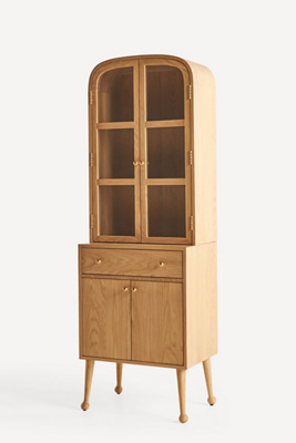 Moretti Oak Bar Cabinet - Thumbnail 3