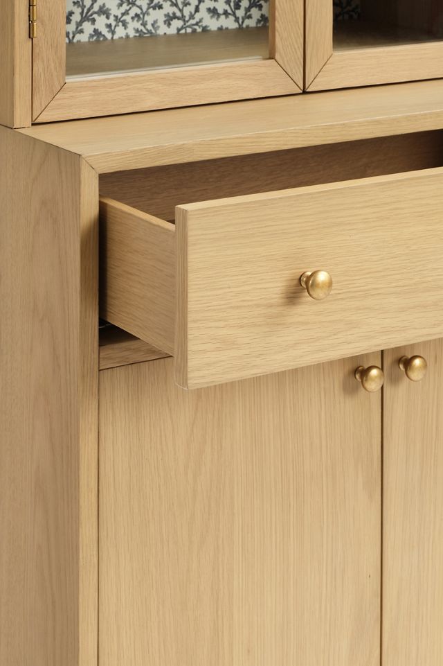 Moretti Oak Bar Cabinet #4