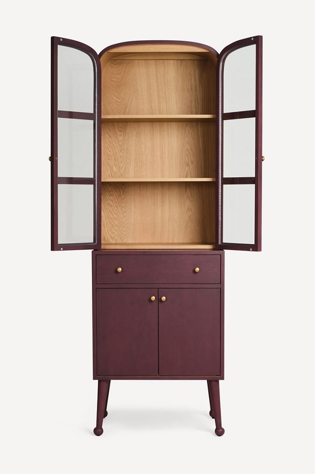 Moretti Oak Bar Cabinet #2