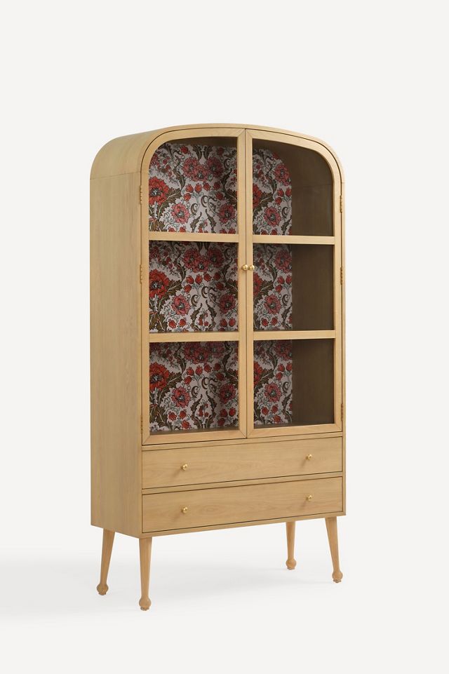 Moretti Oak Curio Cabinet #3