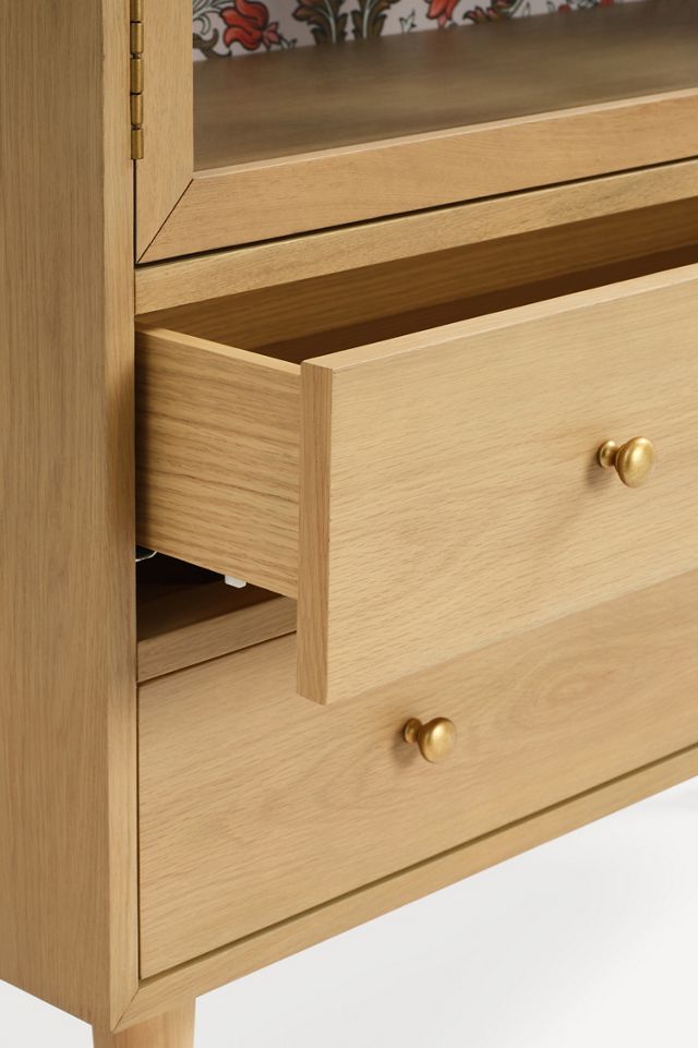 Moretti Oak Curio Cabinet #4