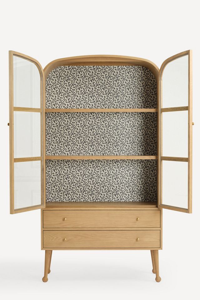 Moretti Oak Curio Cabinet #2