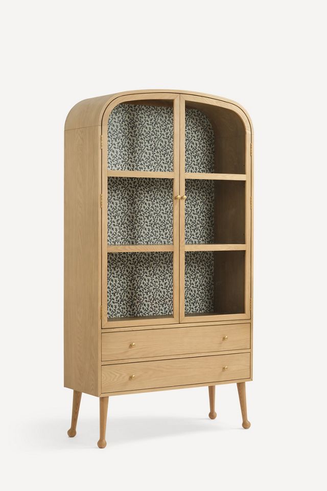 Moretti Oak Curio Cabinet #3