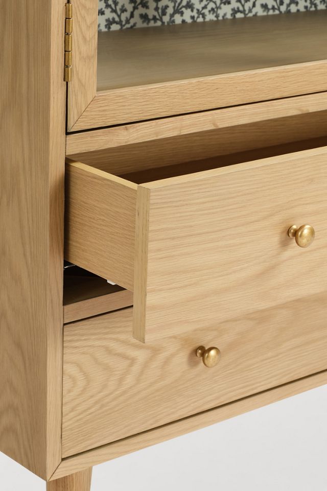 Moretti Oak Curio Cabinet #5