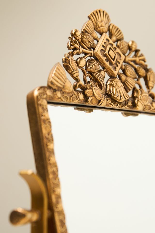 Coralie Embellished Petite Tabletop Vanity Mirror #2