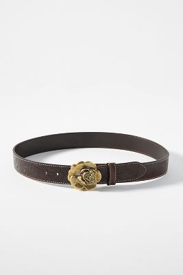 By Anthropologie Flower popular Cut-Out Belt