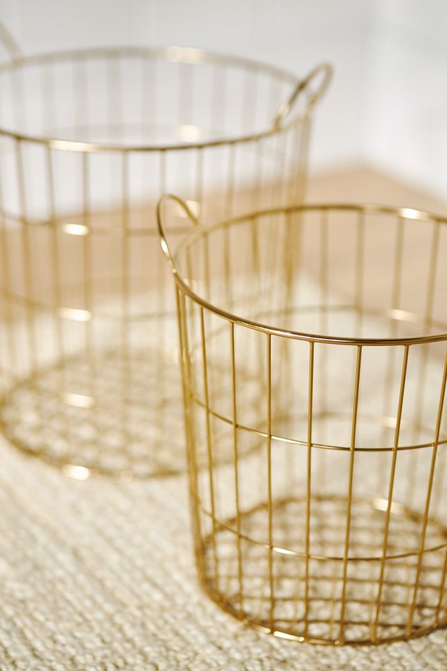 Morgan Wire Round Baskets, Set of 2 #2