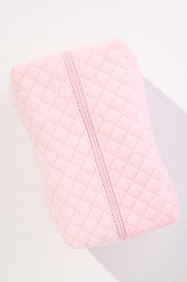Quilted Plush Cosmetic Bag #1