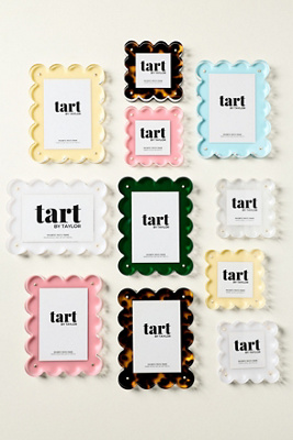 Tart By Taylor Acrylic Scalloped Picture Frame In Multi