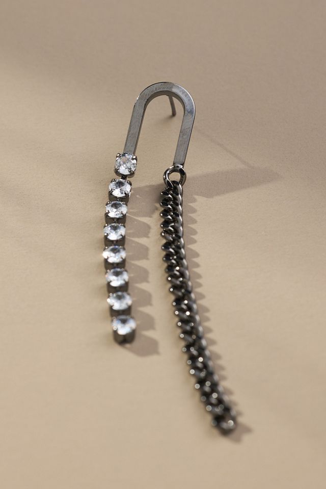 Boucles d'oreilles en cristal en forme de U #2