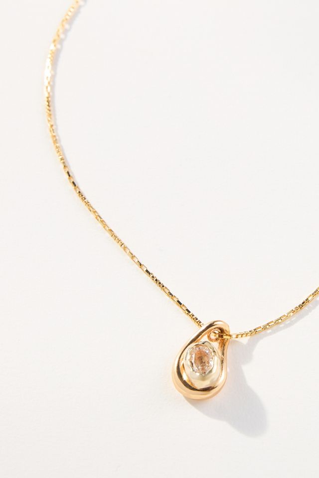 Bean Pendant Necklace #3