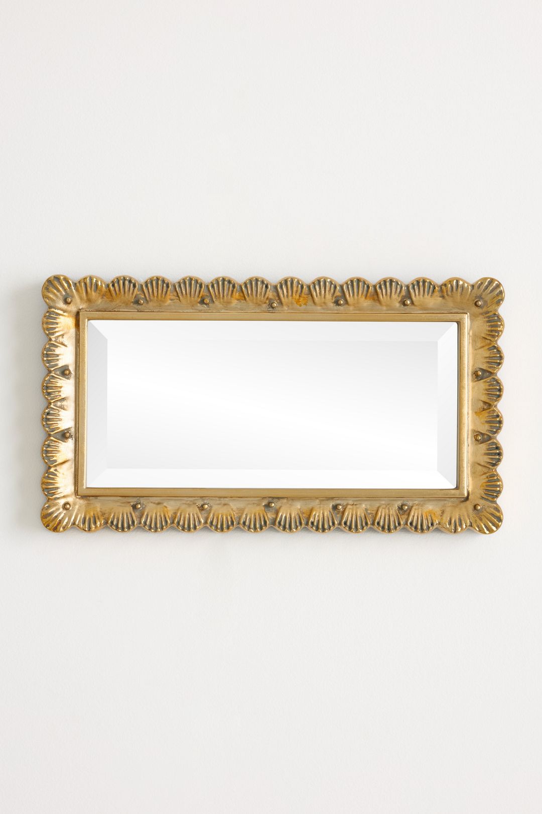 Florencia Petite Scalloped Gallery Wall Mirror - Bronze, Standard, One Size