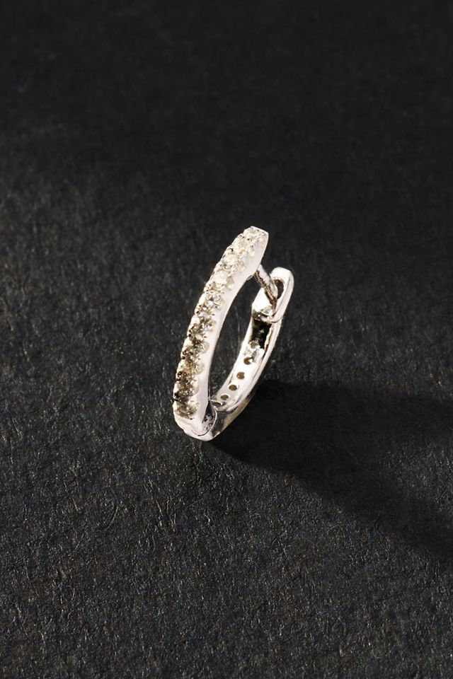 Diamond Hoop Earrings #1