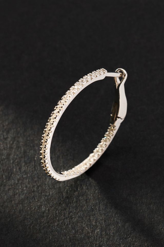 Diamond 0.5ct Hoop Earrings #1