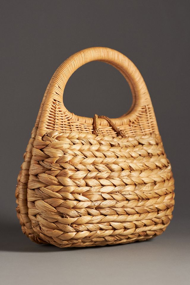Bali Structured Straw Tote #1