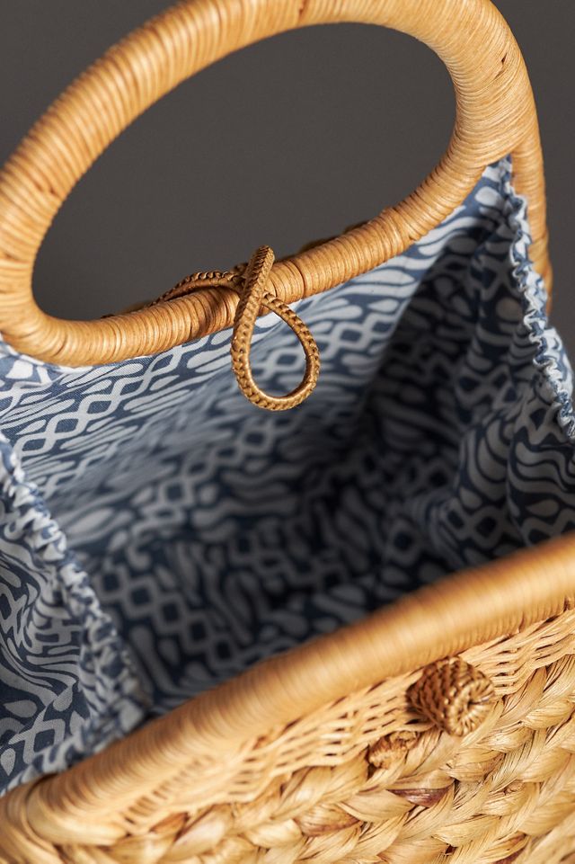 Bali Structured Straw Tote #2