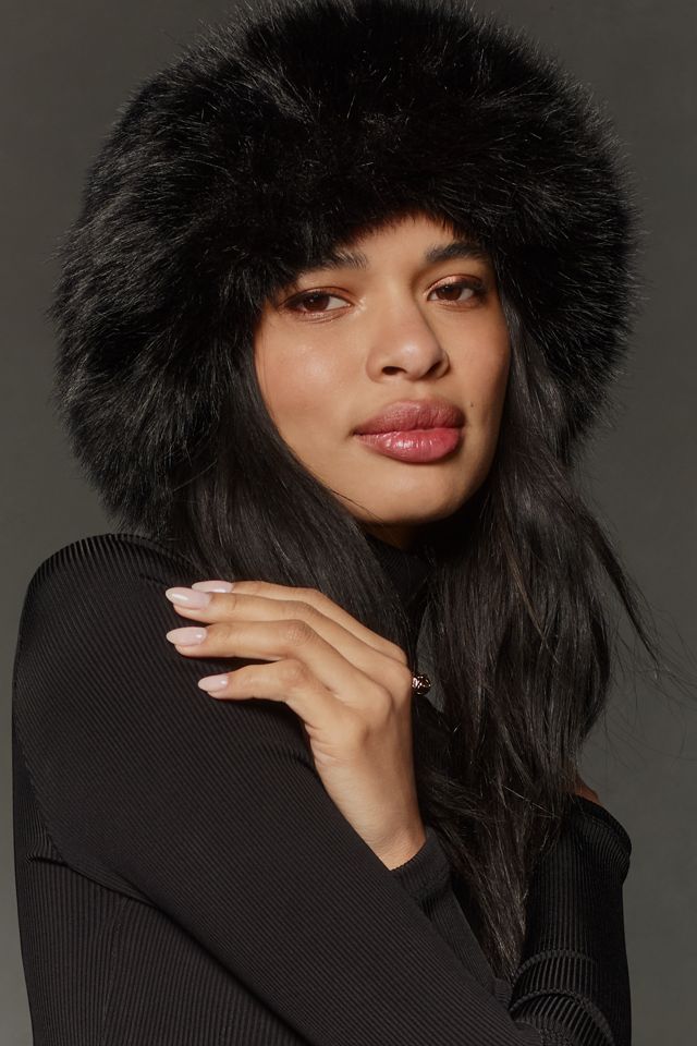 By Anthropologie Faux-Fur Hat #3