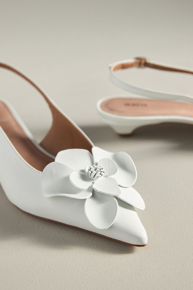 Maeve Floral Slingback Heels #6