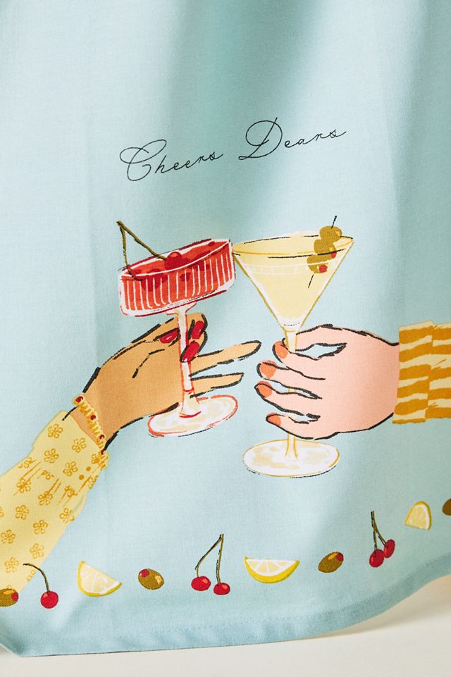 Cheers Dears Dish Towel #1